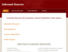 Tablet Screenshot of infsources.com